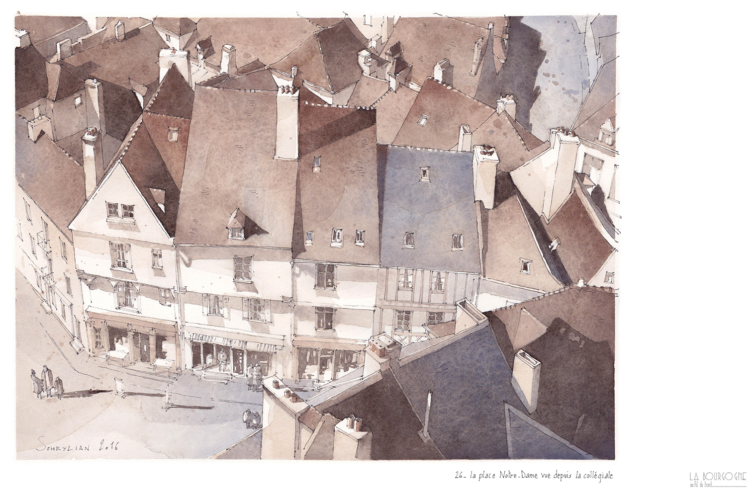 La bourgogne au fil du trait - Semur-en-Auxois – Image 2