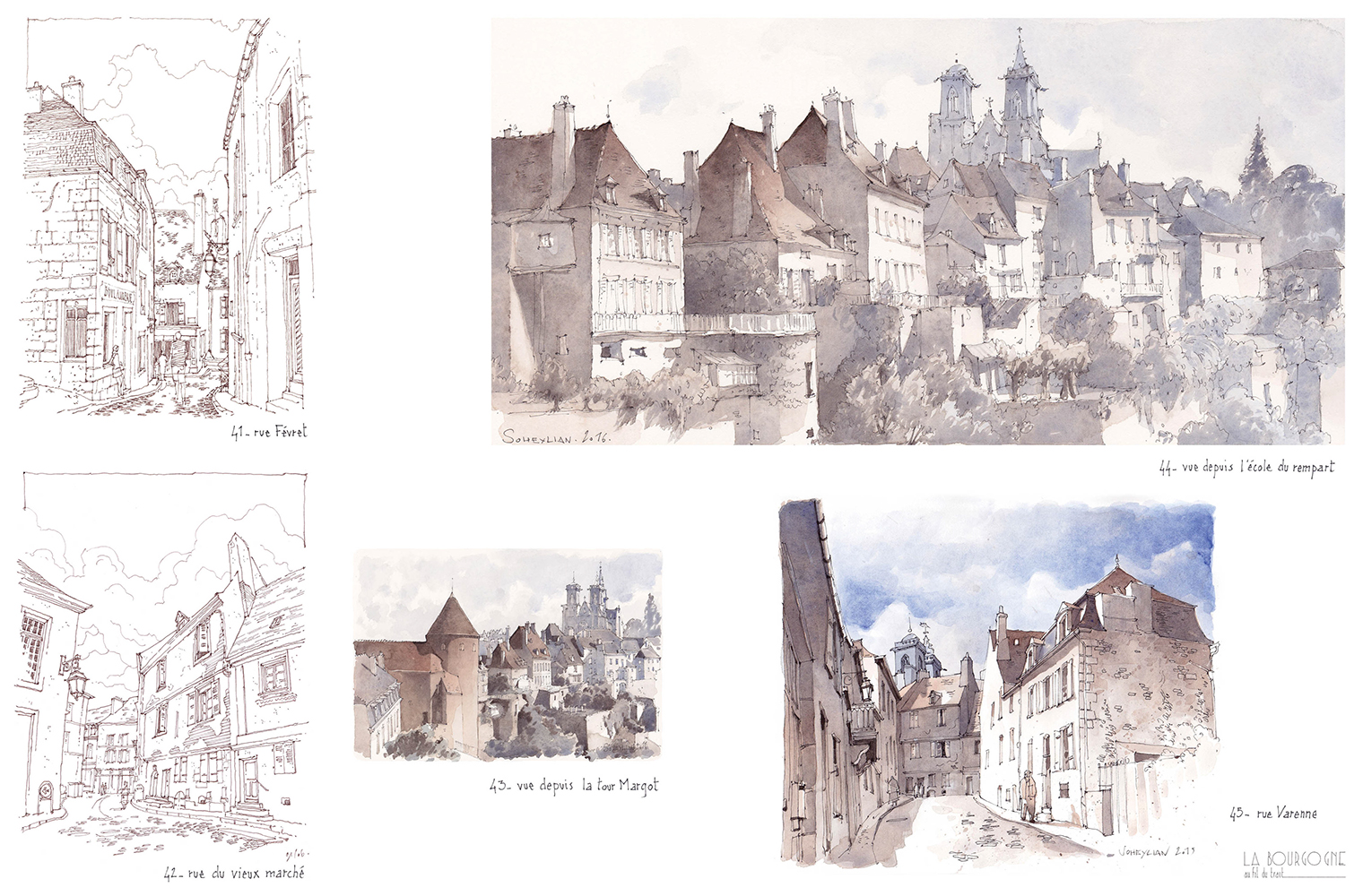 La bourgogne au fil du trait - Semur-en-Auxois – Image 3